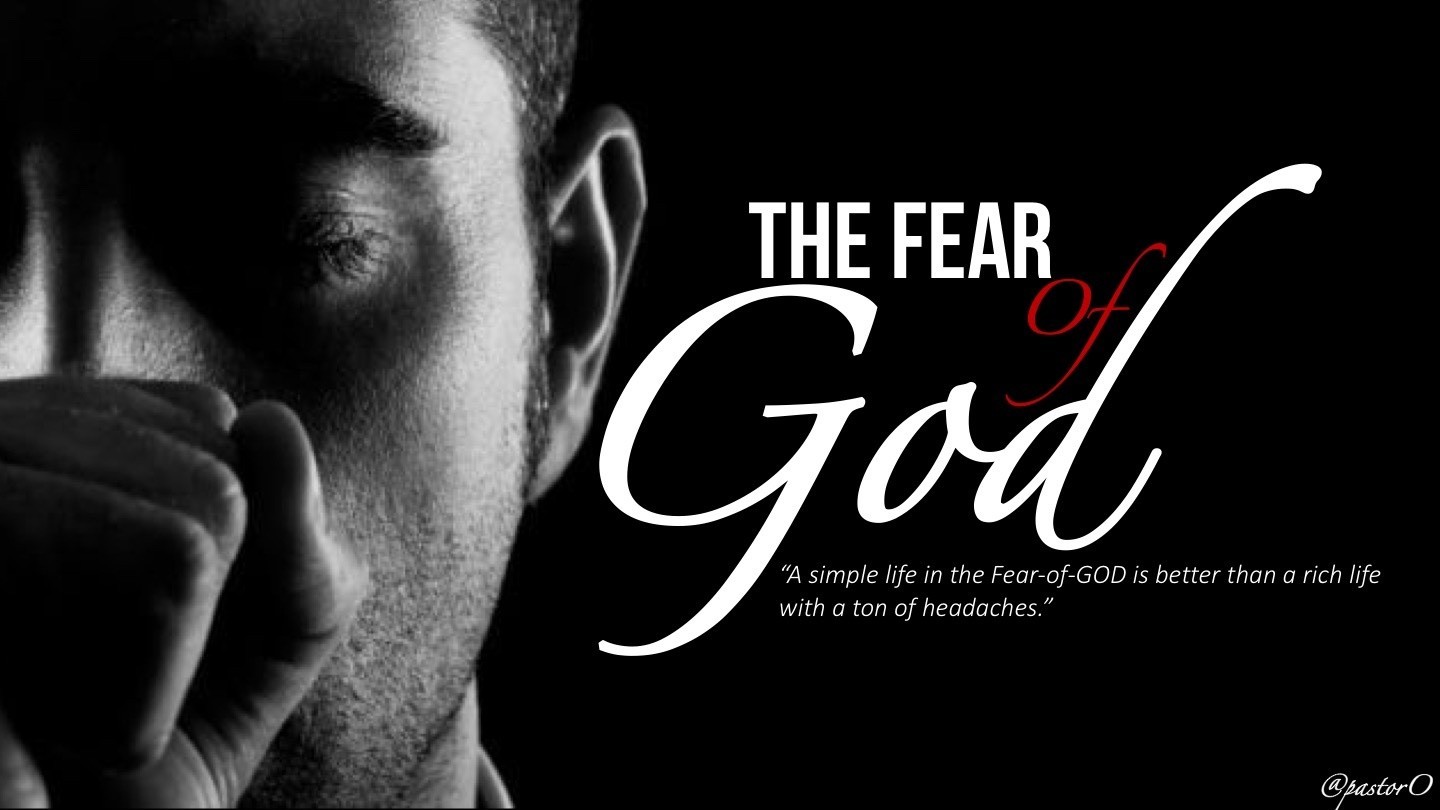 The Fear of GOD