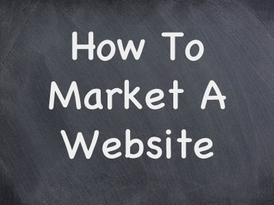 How to market a website