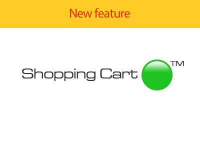 New shopping cart feature