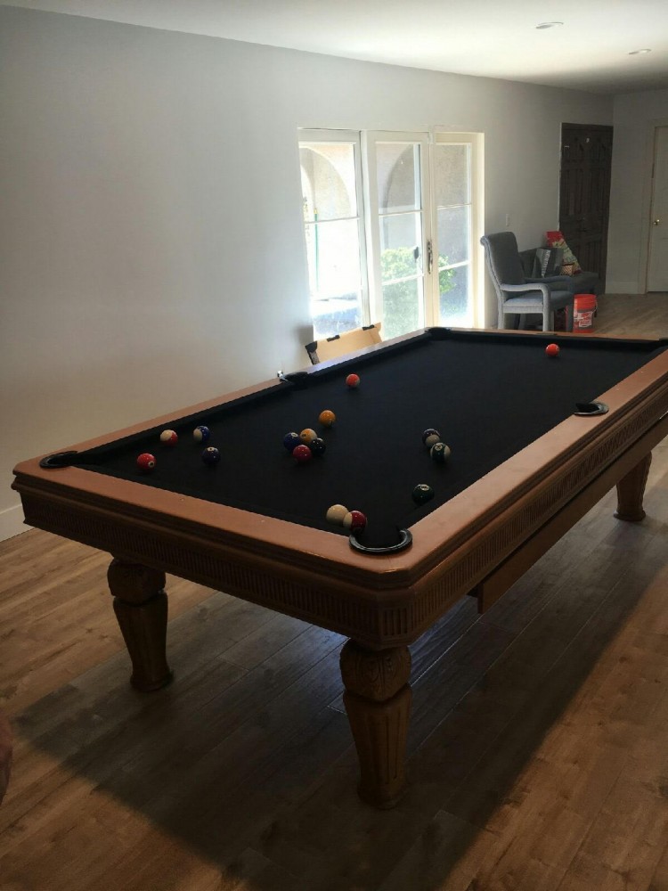 Pool Table FELT INSTALLATION Billiard table RECOVERING