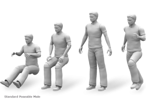 movable 3d human model for drawing