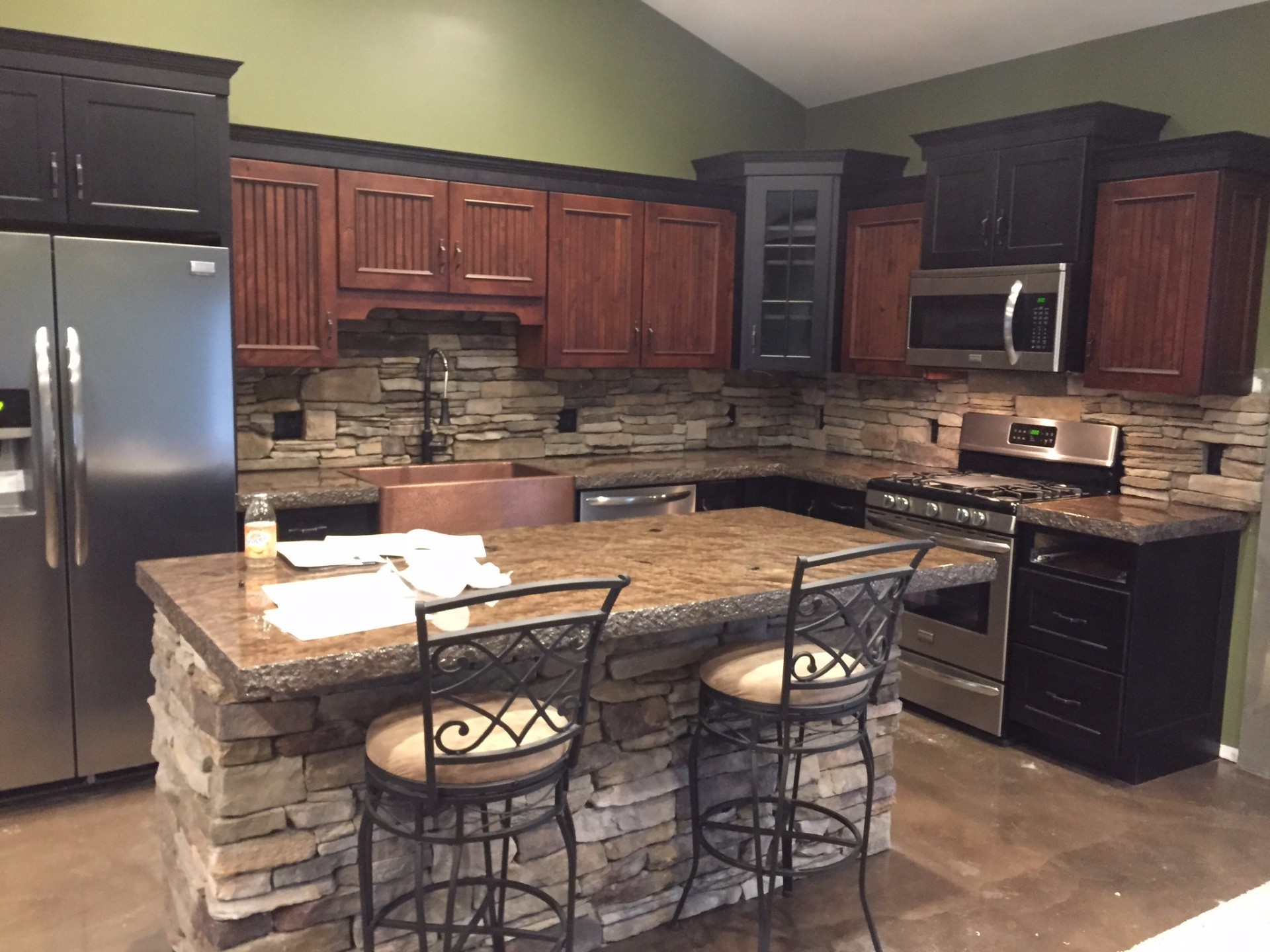 Countertops Custom Concrete Countertops Northern Michigan