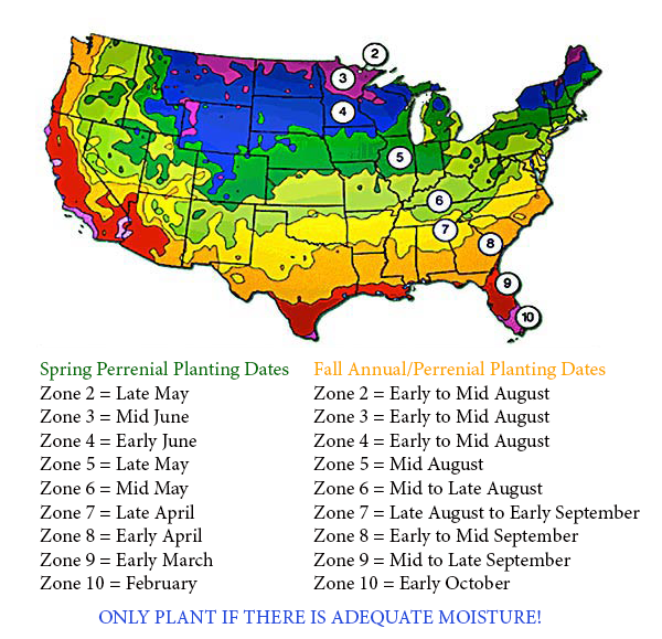 More Wildlife Planting Zone Chart