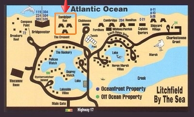 Litchfield Beach And Golf Resort Map Oceanfrontsc