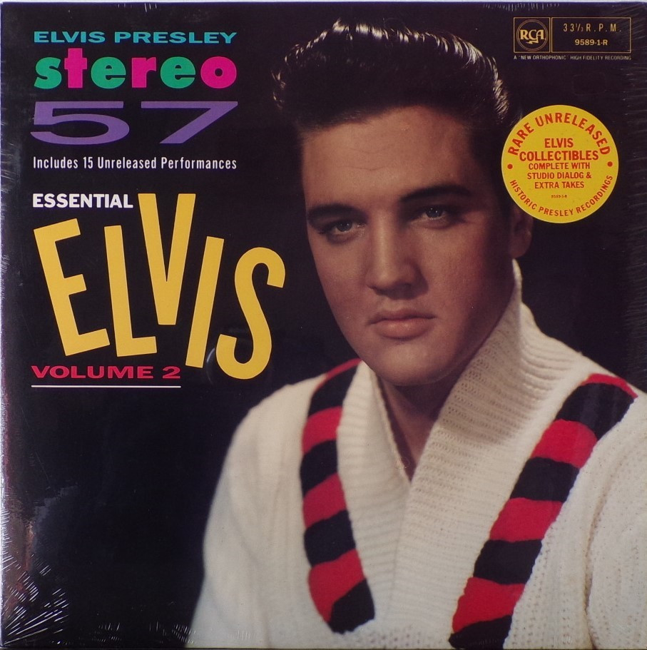 Front Cover : Elvis photo. 