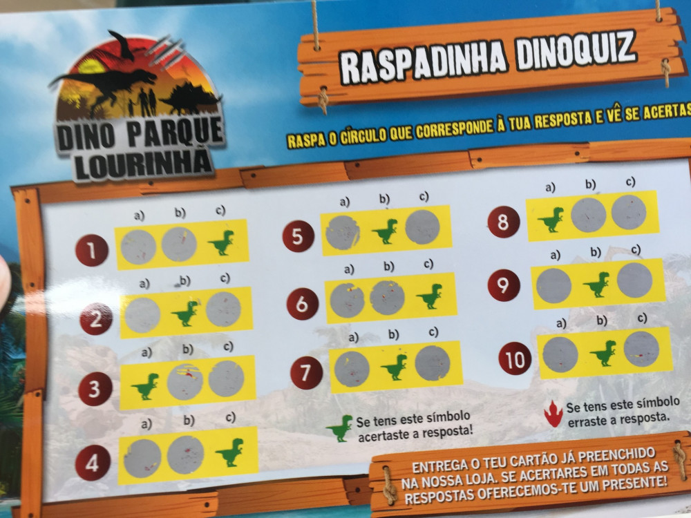 Portugal com Crianças - Dino Parque