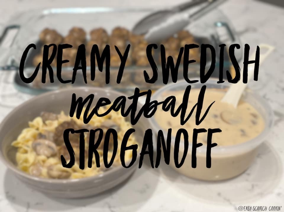 Creamy Swedish Meatball Stroganoff