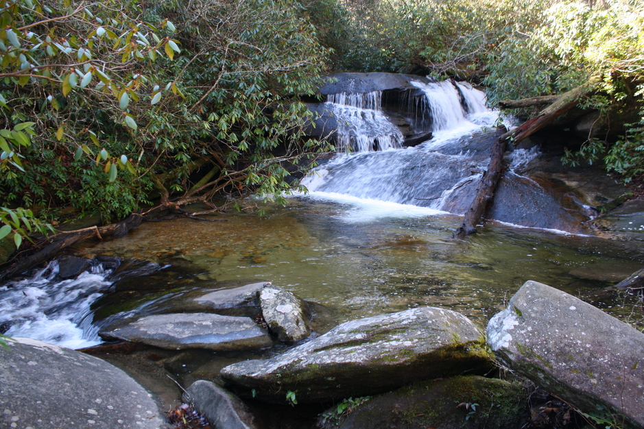 Long Branch Falls, Grogan Creek Falls, Cedar Rock Falls - Pisgah