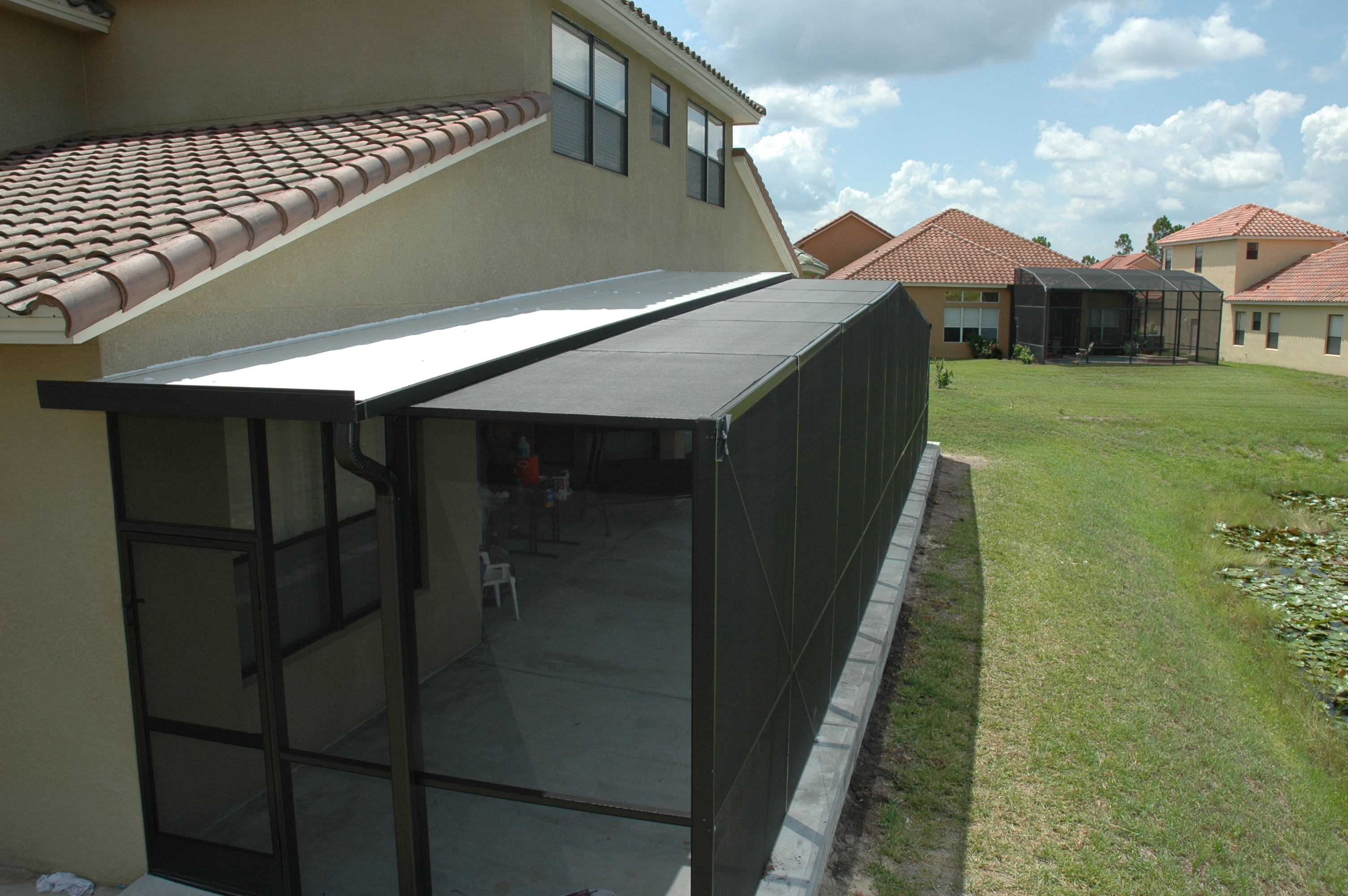 full gable screen enclosure