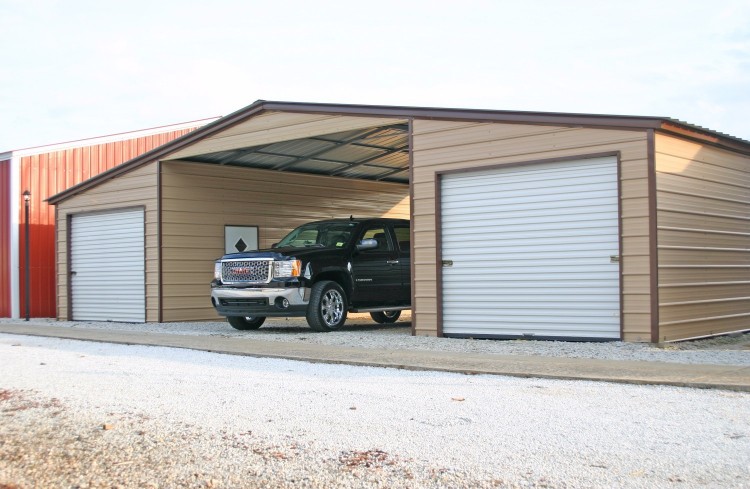 Metall-Carports VA: Eine praktische und stilvolle Lösung für Fahrzeugbesitzer - Metal Barns West Virginia W750 O