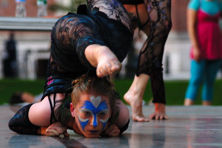 RI2PN artists performing in Indie Arts Fest 2008. Photo: Nikki Carrara