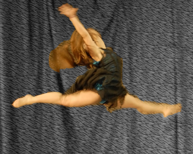 Courtney Asselin of Evolution Movement Company in rehearsal for Dance Close Up, 2007.Photo: Nikki Carrara