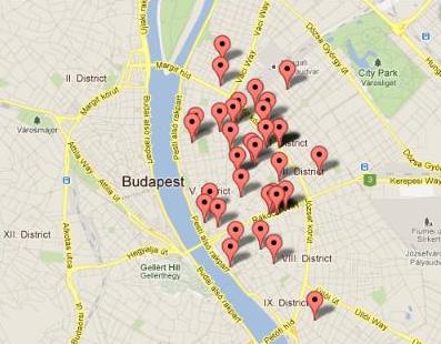 Budapest Apartments Location Map