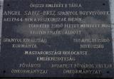Angel Sanz Briz Wall Plaque in Budapest 13th. District