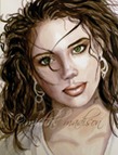 Never Quit ~ watercolor by michal madison
