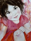 The Band-Aid ~ watercolor by michal madison