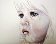 tear stains ~ watercolor by michal madison