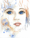 Innocence ~ watercolor by michal madison