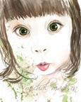 Marley ~ watercolor by Michal Madison