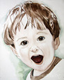 Wow! watercolor by michal madison