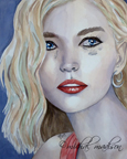 courage to cry ~ watercolor by michal madison