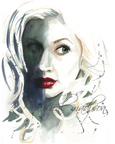 Shadows of the Past ~ watercolor by michal madison