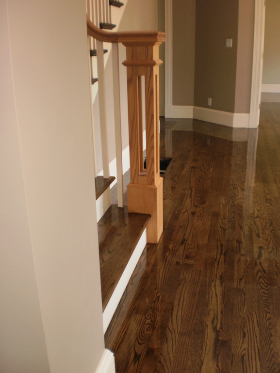 Staining hardwood flooring MA refinishing wood floors staining wood