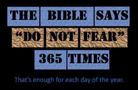 365 scriptures on fear