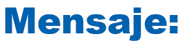 mensaje