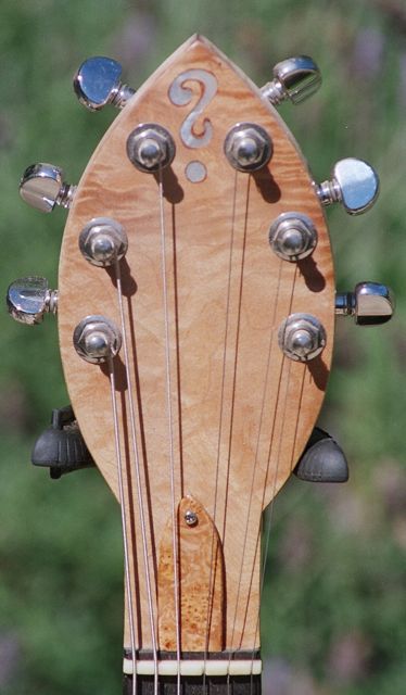 semihollow maple body neck-through handmade electric guitar