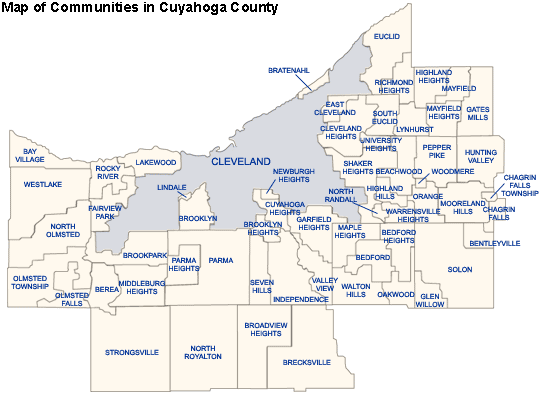 cuyahoga county,towing,cleveland ohio,towing area map
