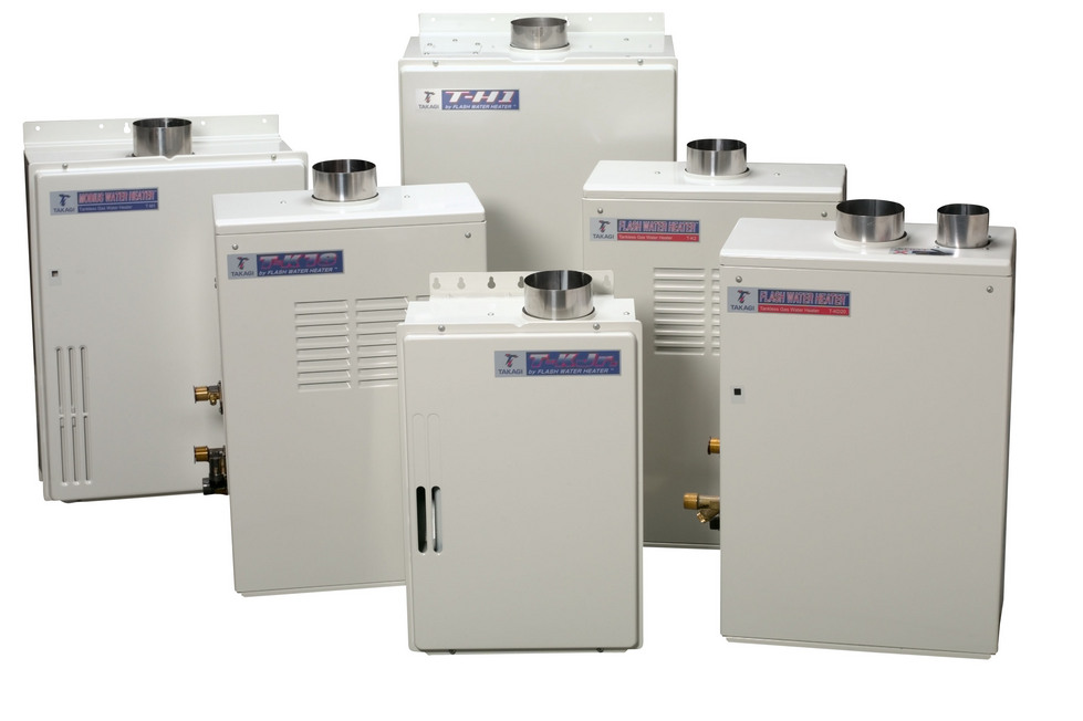 Acrown installs and services tankless water heaters of all leading brands.