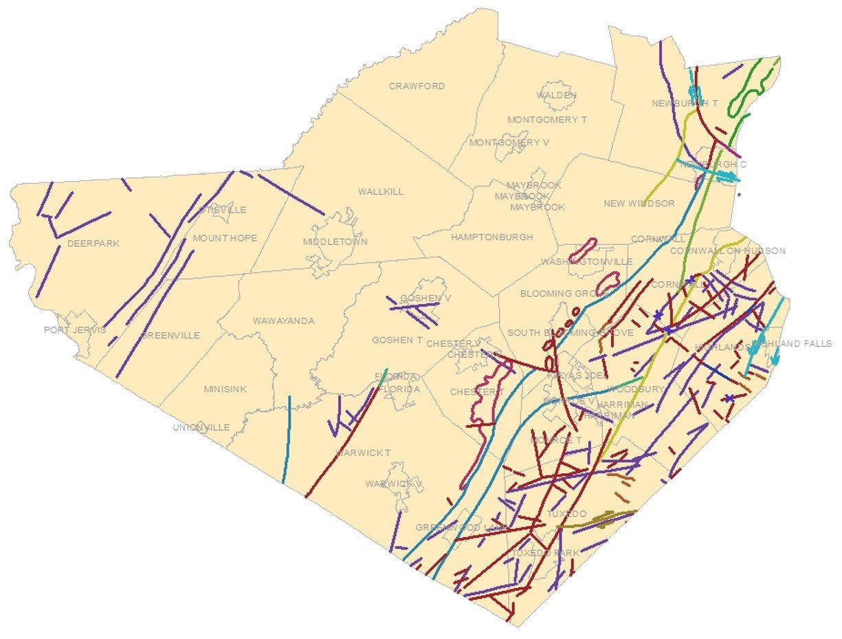 Orange County Fault Lines Map Orange County Fault Lines