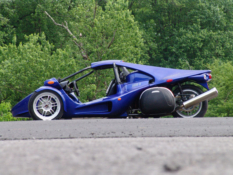 side of blue T-Rex