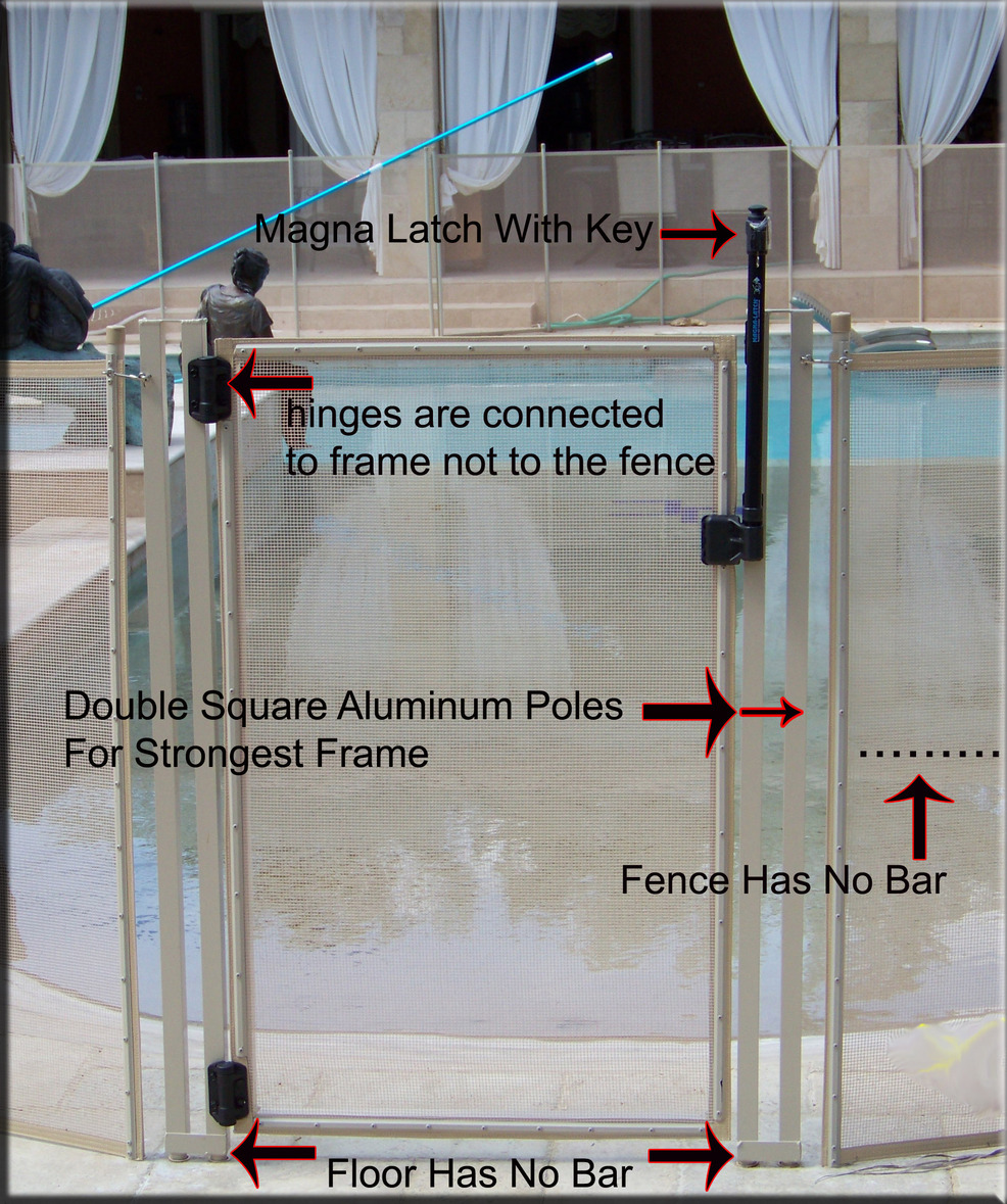 Click to see our pool fence self closing gate