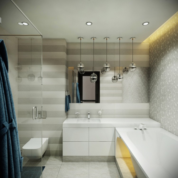Дизайн интерьера ванной в современном стиле