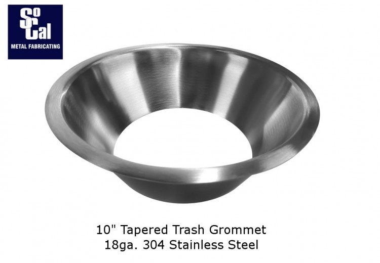Stainless Steel Trash Rings Trash Grommets SoCal Metal Fab