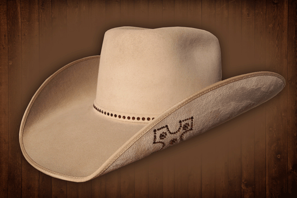 Custom Rodeo Bronc Buster Cowboy Hat
