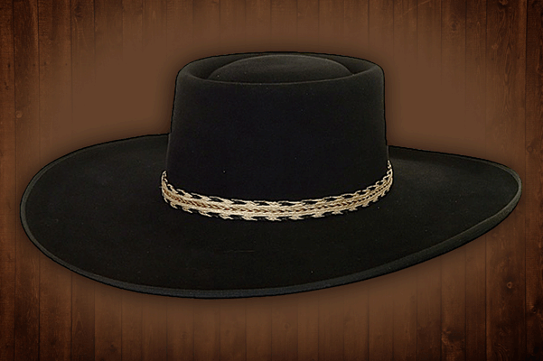 Custom Nevada Buckaroo Flat Hat 