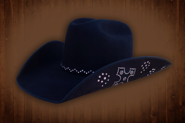 Custom Barrel Racer Cowboy Hat