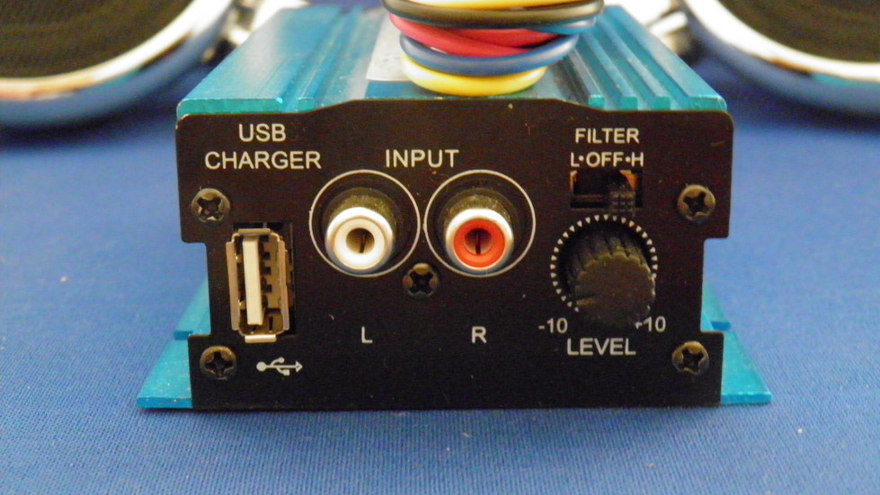 500 Watts Peak Motorcycle Audio Amplifier