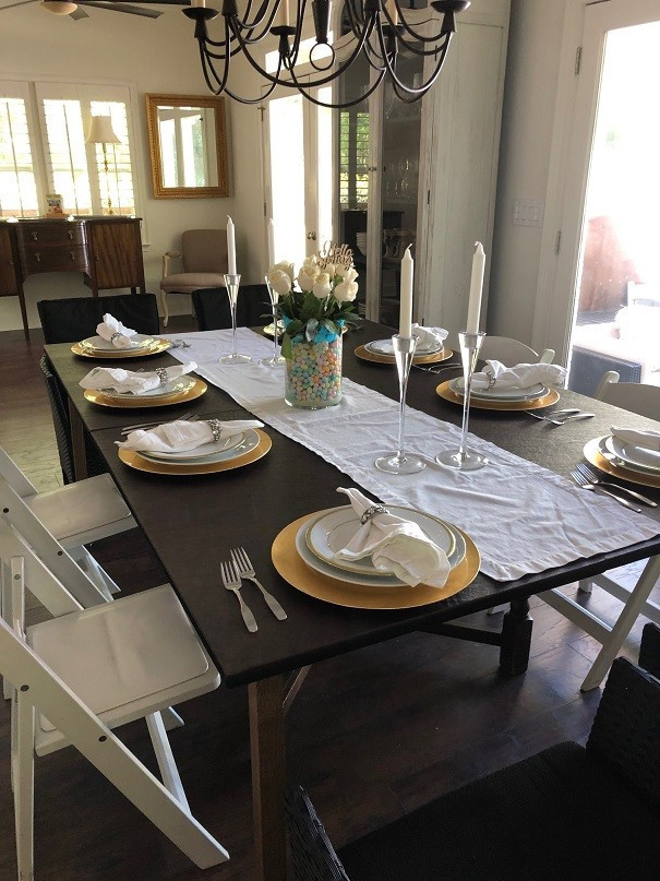 Dining Table Top Extension Pad Extender