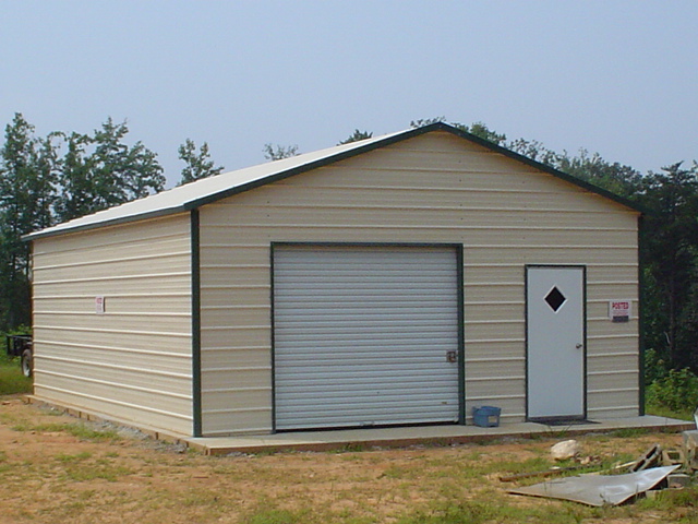 Boxed Eave Style Garage