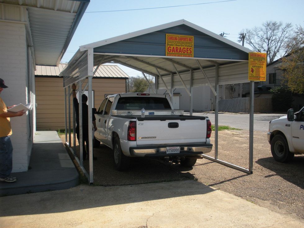 Single Carports | One Car Carports | 1 Car Carports