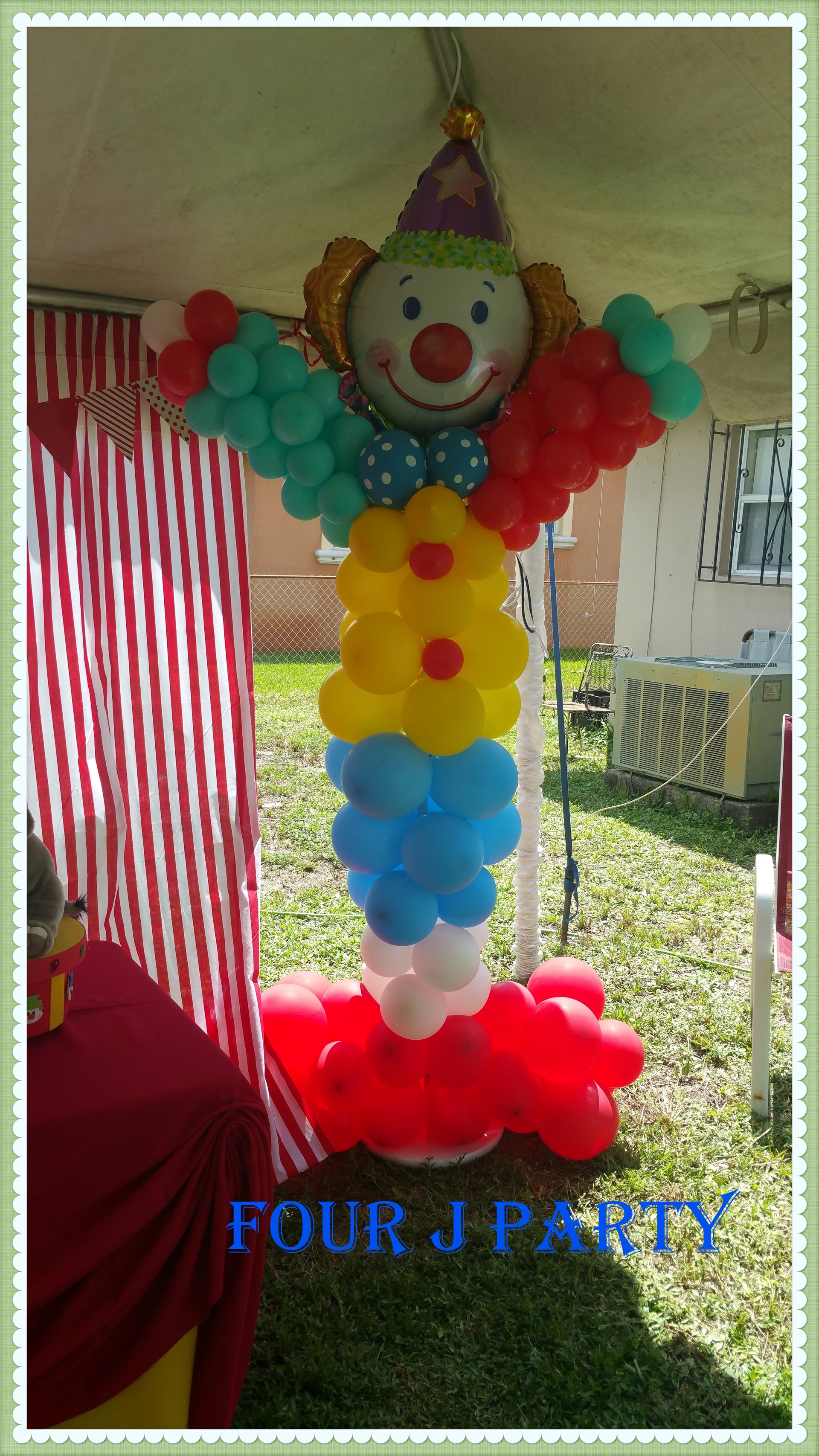 Circus party Rental Clown Balloons