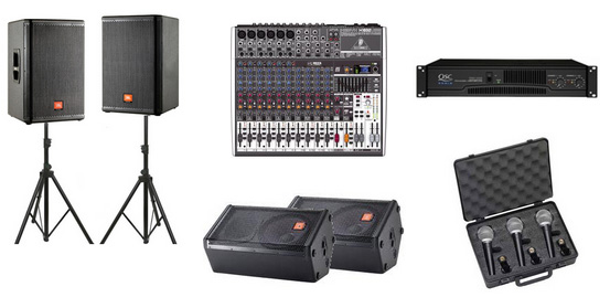 dj sound system setup diagram