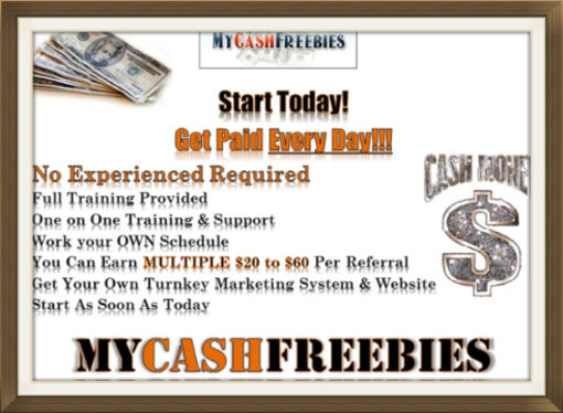 My Cash Frebies- Get Paid Everyday!!! Banner Tag
