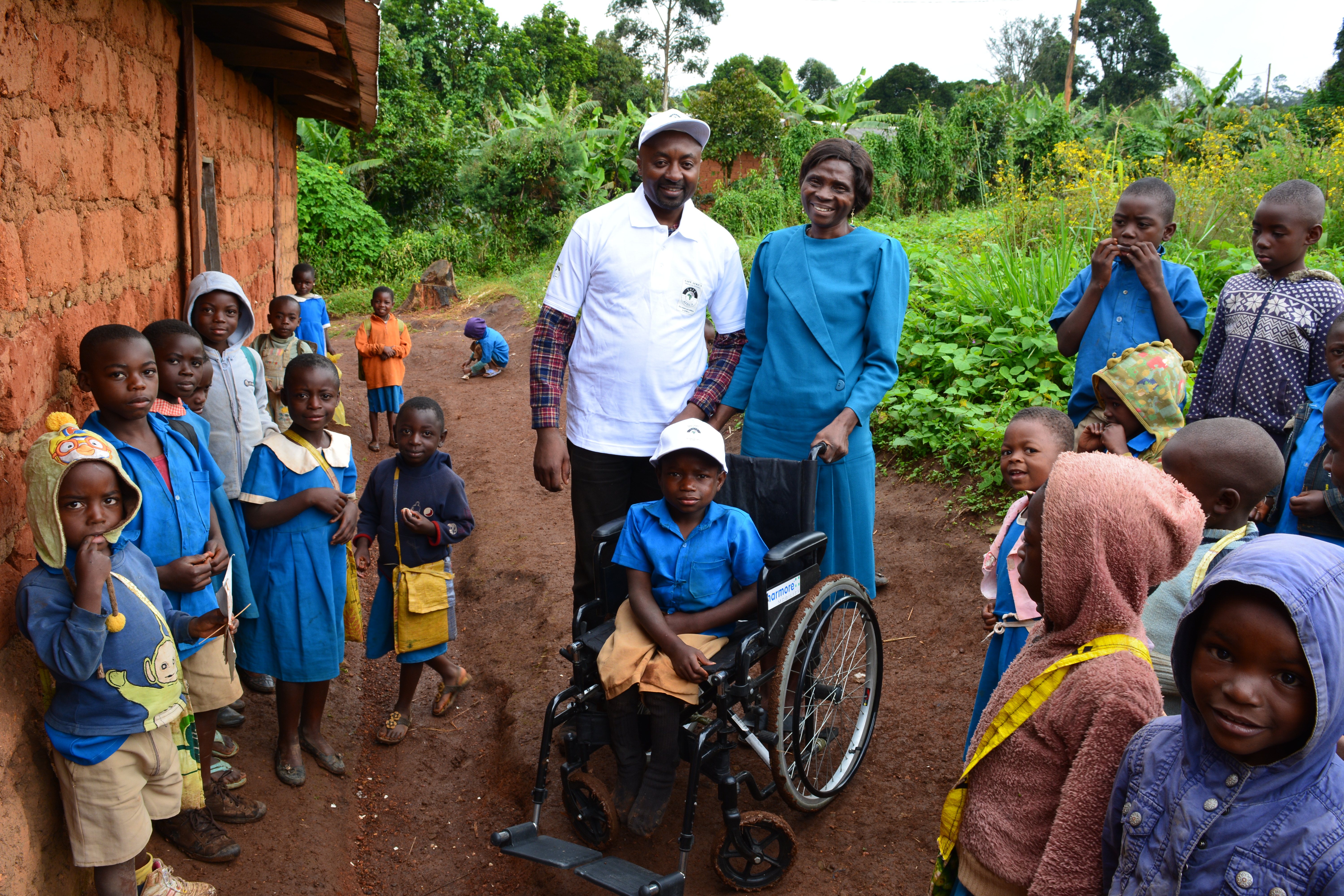 Elijah with class mates