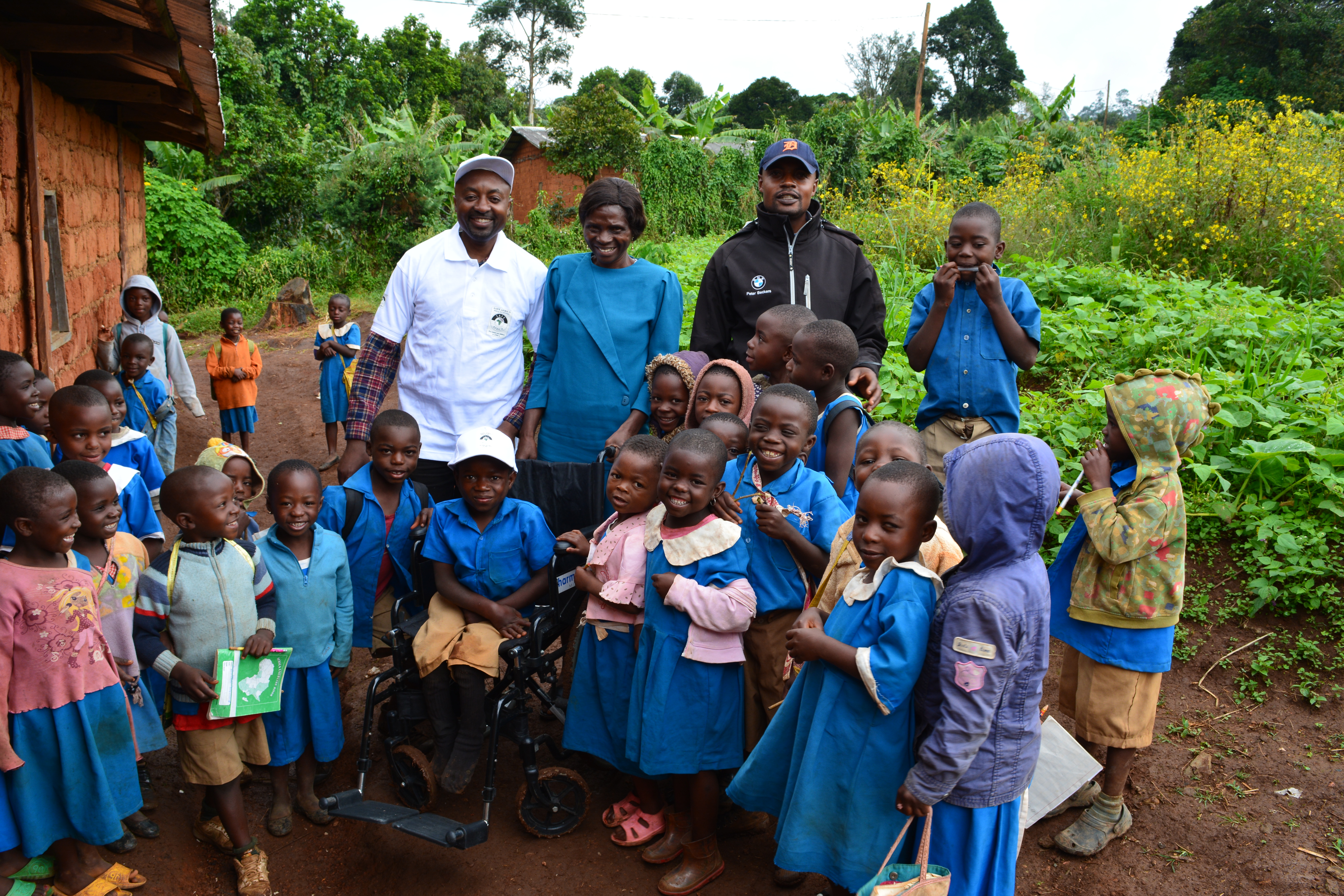 Elijah with class mates