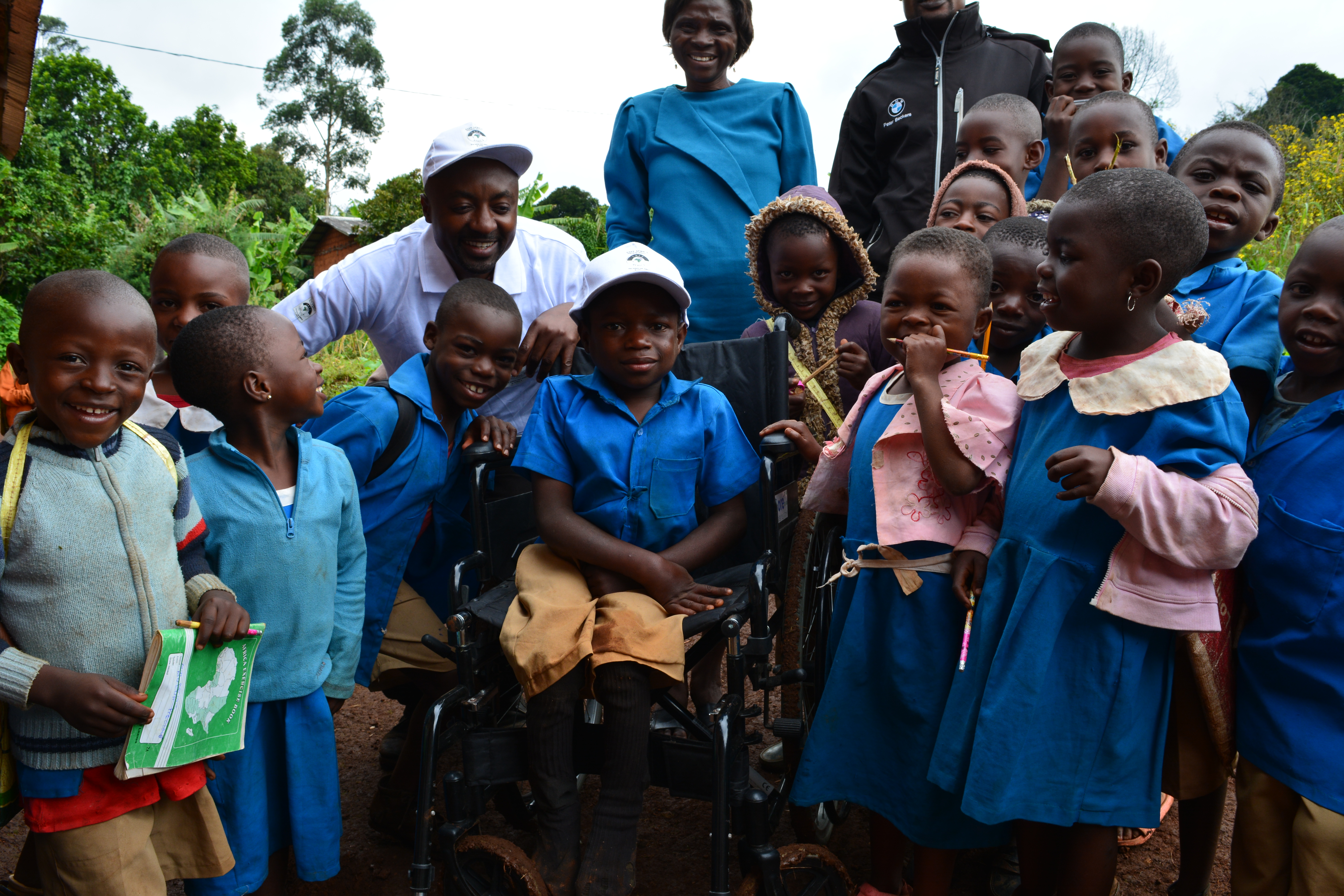 Elijah with class mates